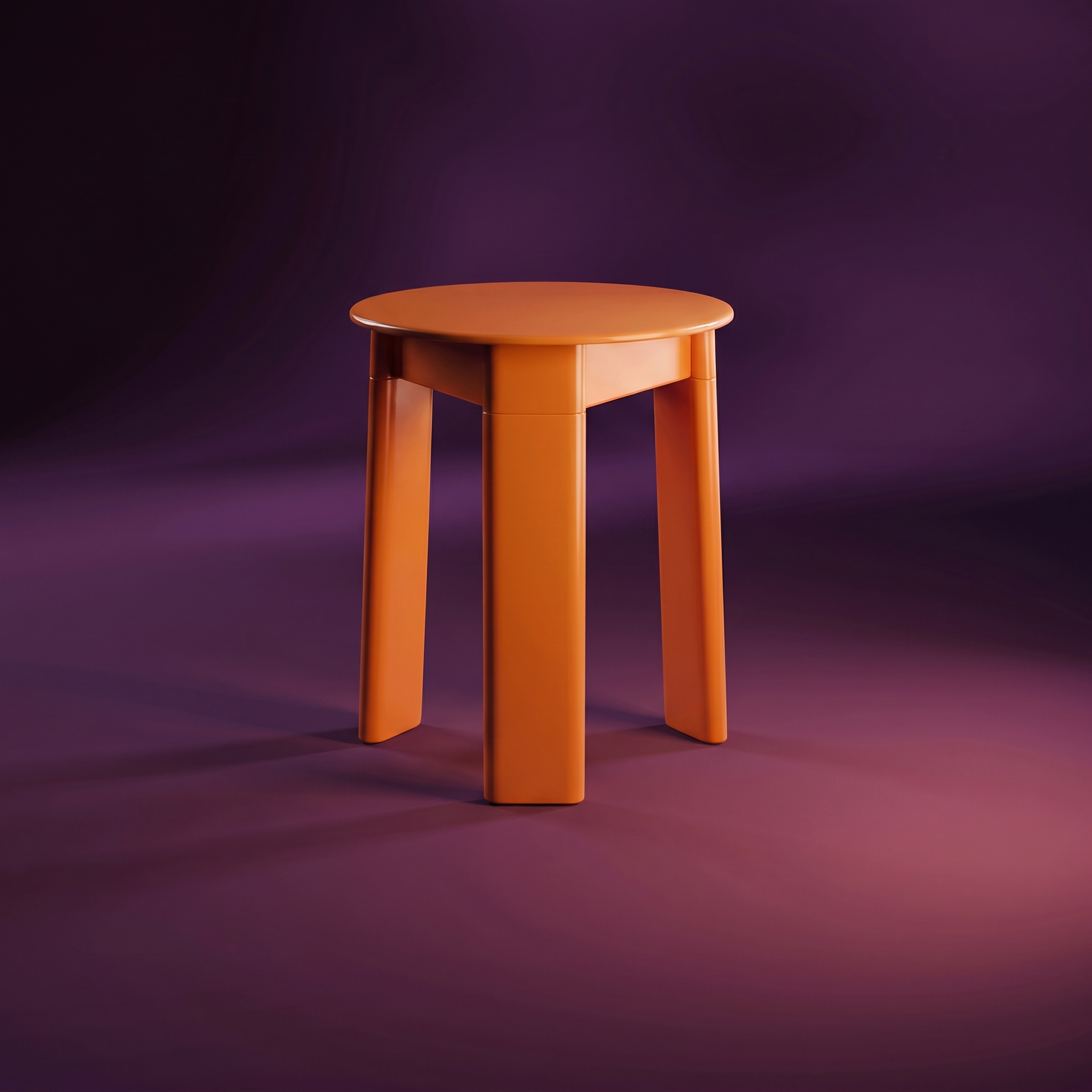 Space Age mid-century organic modernism stool