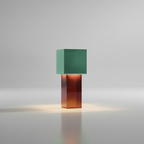 Bauhaus geometric memphis dimmable table lamp