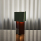 Bauhaus geometric memphis dimmable table lamp