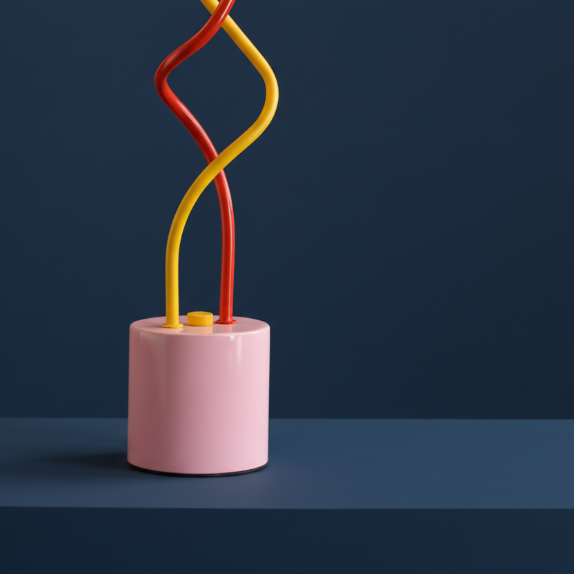 Memphis organic "sprout" table lamp