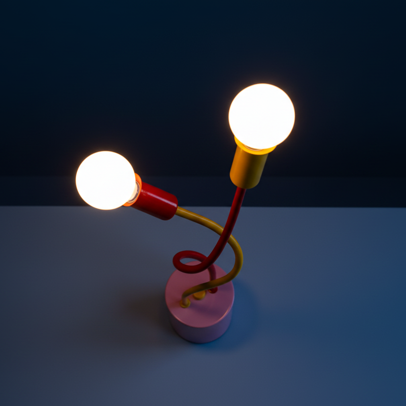 Memphis organic "sprout" table lamp