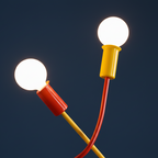 Memphis organic "sprout" table lamp