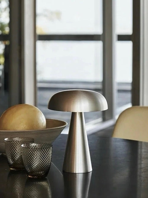 Space age mushroom dimmable portable led lamp "Como SC53"