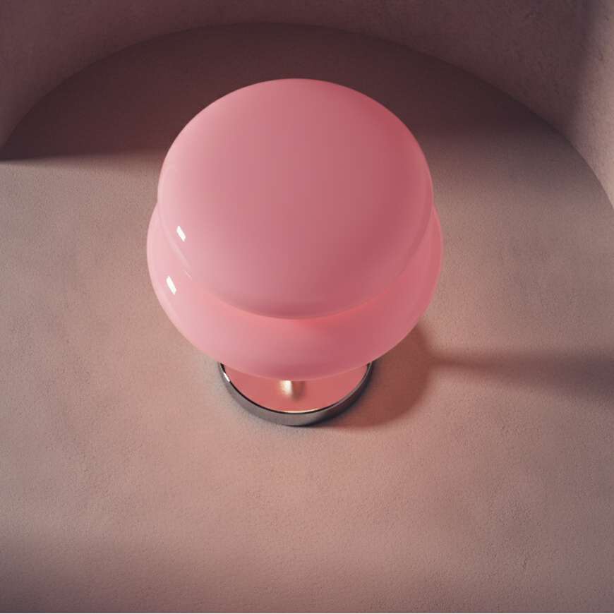 Bauhaus mushroom table lamp with touch dimming  playfull