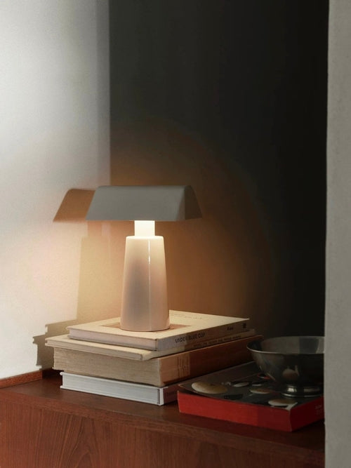 "Caret MF1" space age retro portable cordless rechargeable table lamp