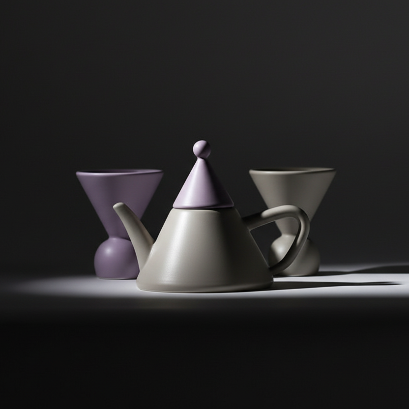 Morandi Ceramic Tea Set Gift Box Nordic Handmade Cute Teapot & Tea