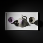 Morandi Ceramic Tea Set Gift Box Nordic Handmade Cute Teapot & Tea