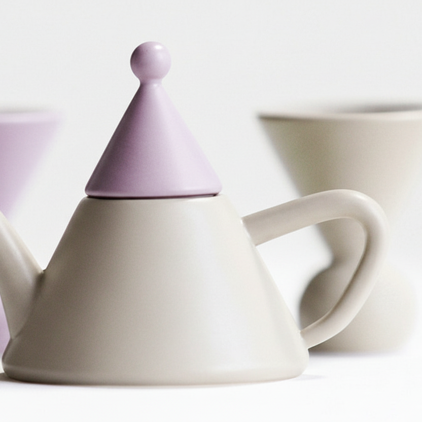 Morandi Ceramic Tea Set Gift Box Nordic Handmade Cute Teapot & Tea