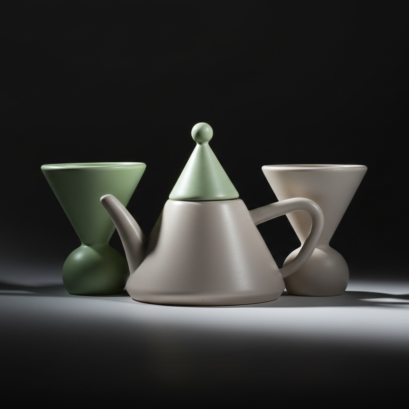 Morandi Ceramic Tea Set Gift Box Nordic Handmade Cute Teapot & Tea