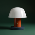 Contemporary mushroom setago dimmable table lamp